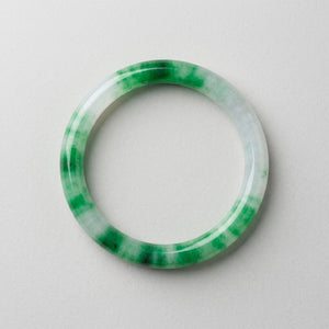 Premium Green Jade Stone Bangle Bracelet for Women β Elegant Natural Pattern Luxury Kada image 1