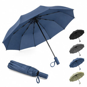 Premium 10-Rib Windproof Automatic Folding Umbrella with UV Protection, Water-Repellent Canopy & One-Touch Open image 3