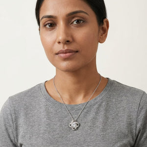 Luxury Crystal Orbit Pendant Necklace for Women with Gift Box image 3