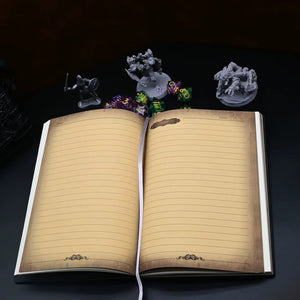 Vintage Style Dragon Print Hardcover Journal Notebook (80 GSM, 100 Sheets) image 4