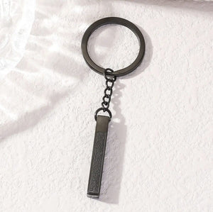 Allah Ayatul Kursi Islamic Keychain – Waterproof Stainless Steel image 2