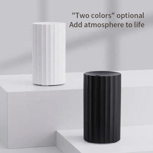 Colorful Flame Aroma Diffuser – Car &amp; Home Humidifier | USB Rechargeable | 100ml with 50ml Essential Oil Free image 0
