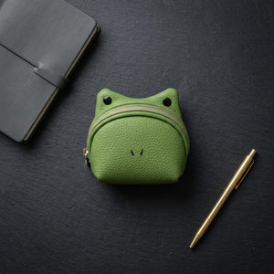 Cute Frog Coin Purse Keychain for Women &amp; Kids | Mini Zip Wallet image 10