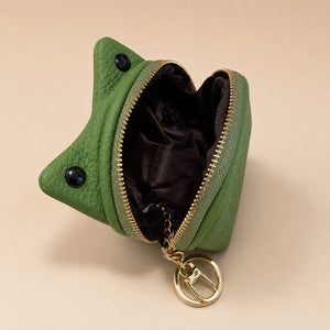 Cute Frog Coin Purse Keychain for Women &amp; Kids | Mini Zip Wallet image 6