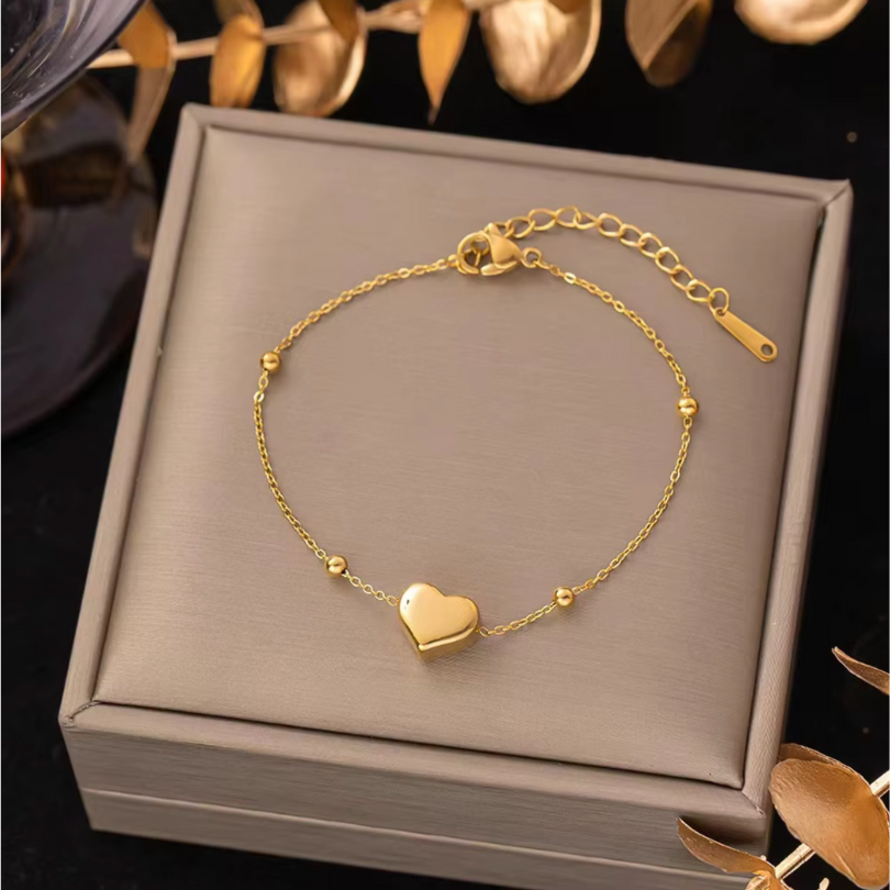 18K Gold Plated Adjustable Charm Bracelet for Women image 4