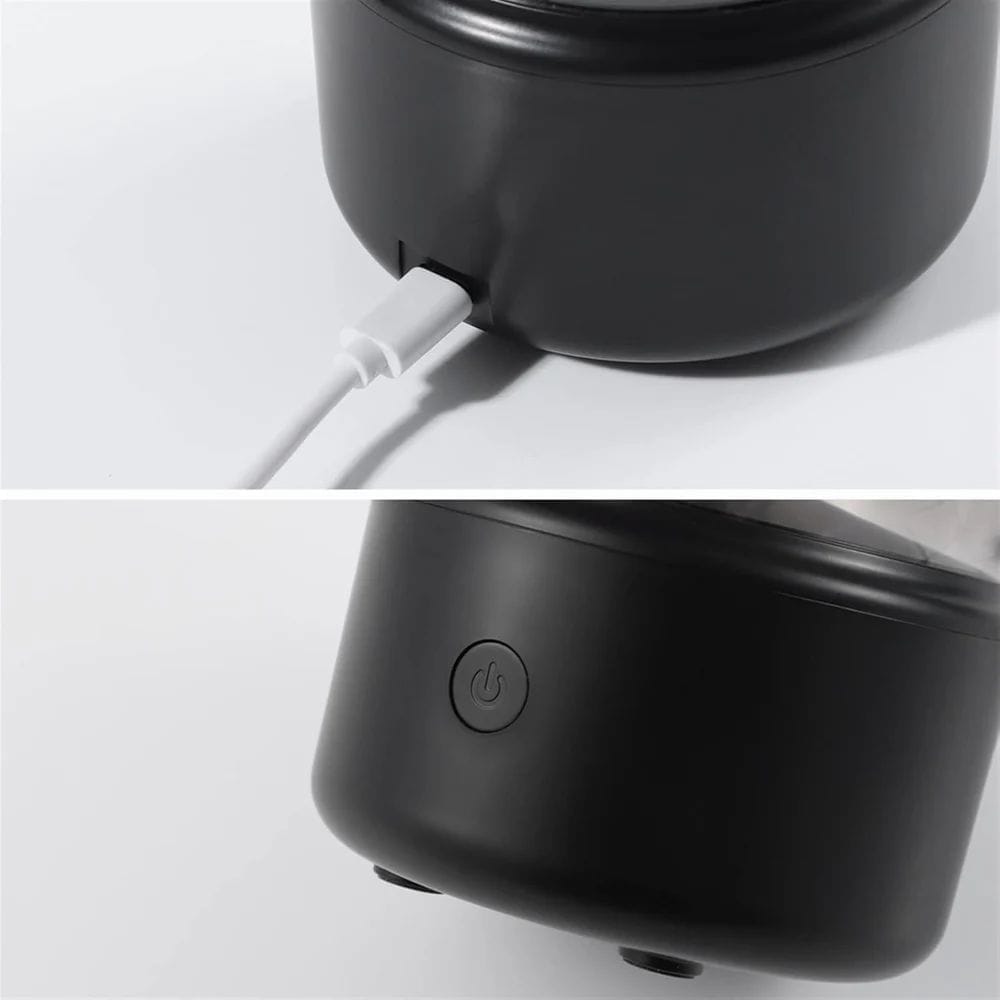 Flame Aroma Diffuser with Candlelight Glow &amp; Timer | 50ml Essential Oil Free image 5