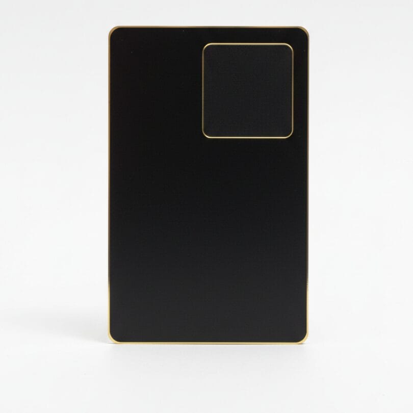 Premium Metal NFC Enabled Blank Business Card – Laser Engraving Ready (NFC &amp; Non-NFC Variants) image 0