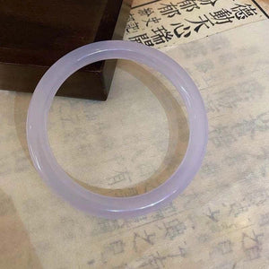 Jade Inspired Glass Bangle Set (2) – Lucky &amp; Spiritual Jewelry image 2