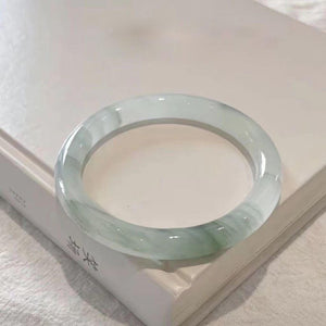 Jade Inspired Glass Bangle Set (2) – Lucky &amp; Spiritual Jewelry image 5