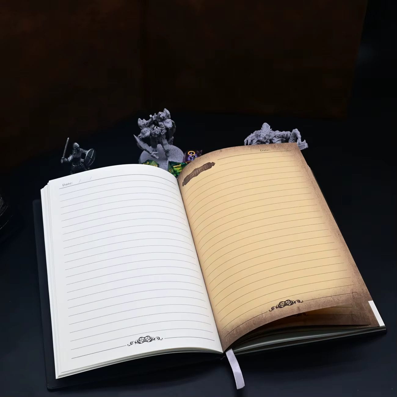 Vintage Style Dragon Print Hardcover Journal Notebook (80 GSM, 100 Sheets) image 2