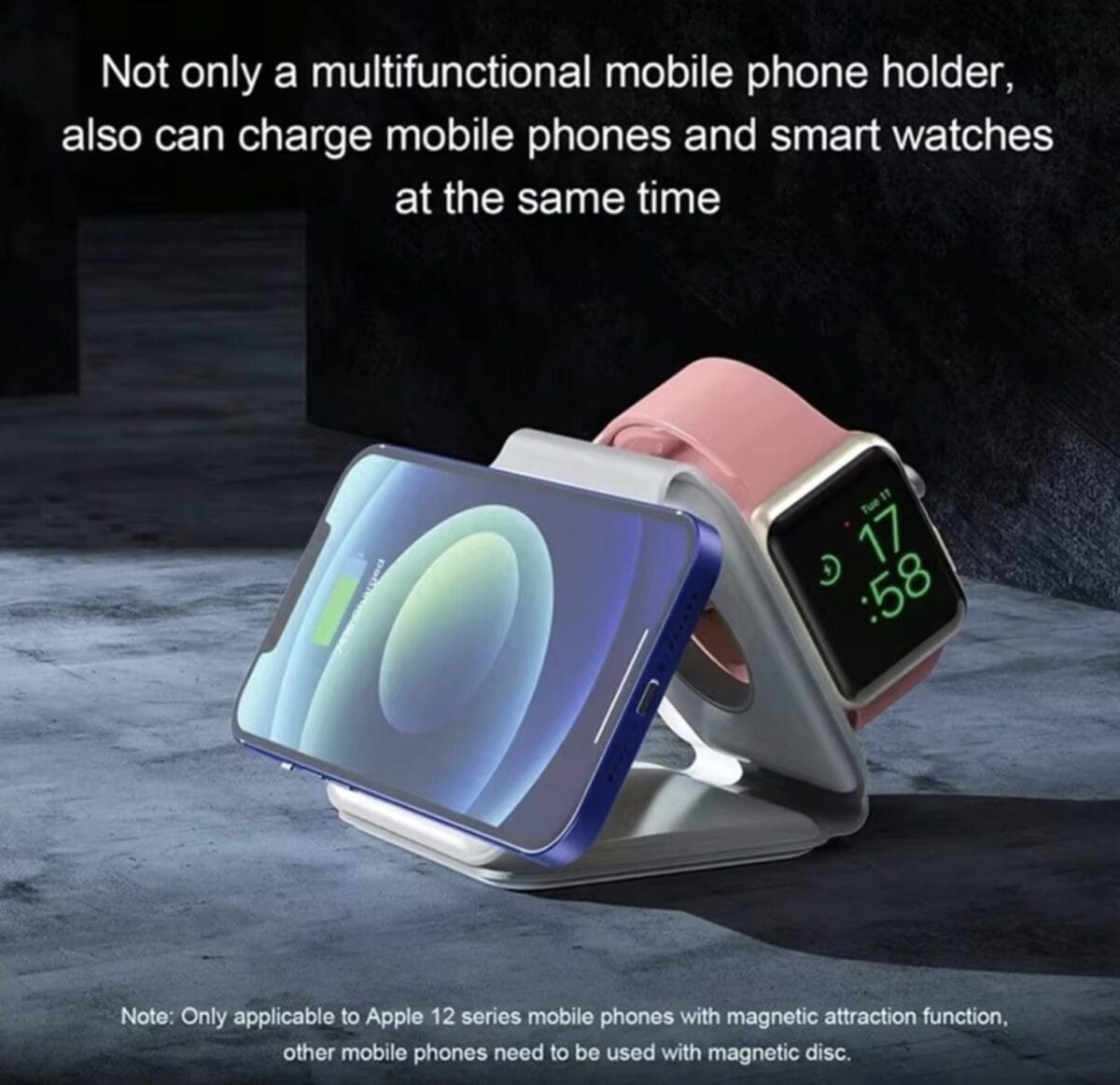 3-in-1 Magnetic Wireless Charger | 20W Fast Charging Foldable Station for iPhone, Watch &amp; Earbuds image 3