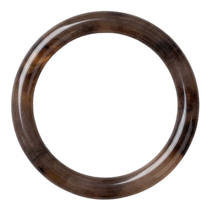 Premium Brown Jade Stone Bangle Bracelet for Women – Elegant Glossy Luxury Fashion Kada image 0