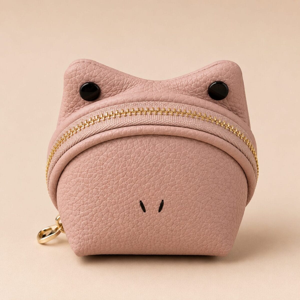Cute Frog Coin Purse Keychain for Women &amp; Kids | Mini Zip Wallet image 4