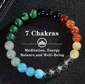Natural Stone Beaded Bracelet Unisex Stylish Gemstone Jewelry image 2