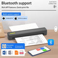 C80 A4 Portable Wireless Thermal Printer (Inkless, USB + Bluetooth) + A4 paper pack image 0