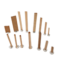 Premium Wood Wicks for Candle Making Crackling Wooden Wicks image 0