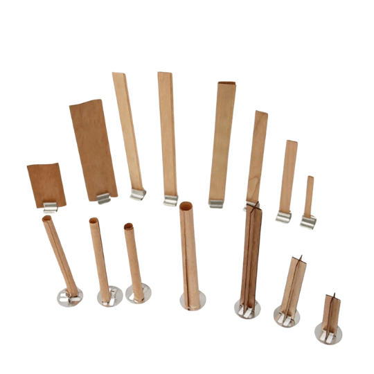 Premium Wood Wicks for Candle Making Crackling Wooden Wicks image 0