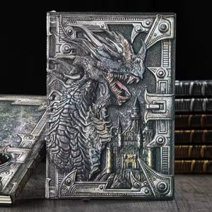 Vintage Style Dragon Print Hardcover Journal Notebook (80 GSM, 100 Sheets) image 6